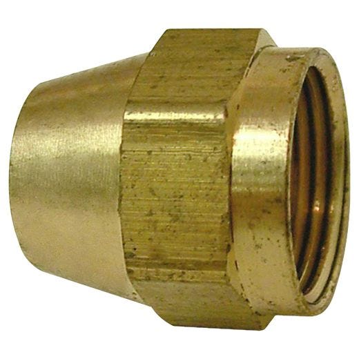 1/2" Leaded Brass Rod Nut Flare