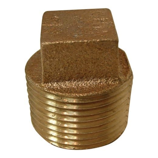 Capuchon à tête carrée en laiton MIP 3/4 po, sans plomb