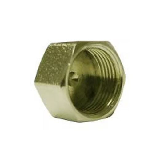 1/4" No-Lead Brass Compression Cap