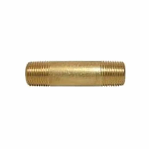 Mamelon de tuyau en laiton MIP 1/2 po x 3 po, sans plomb