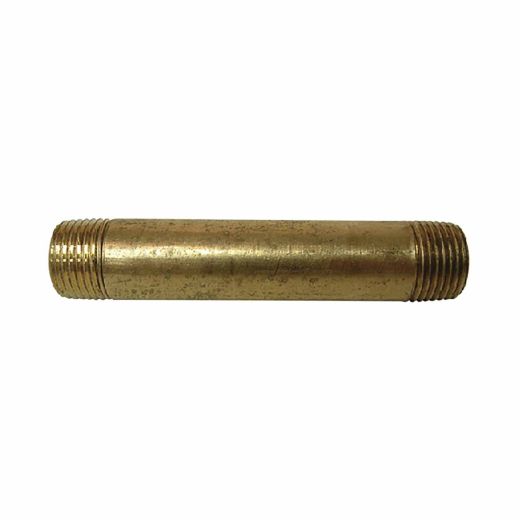 Mamelon de tuyau en laiton MIP 1/2 po x 5 po, sans plomb