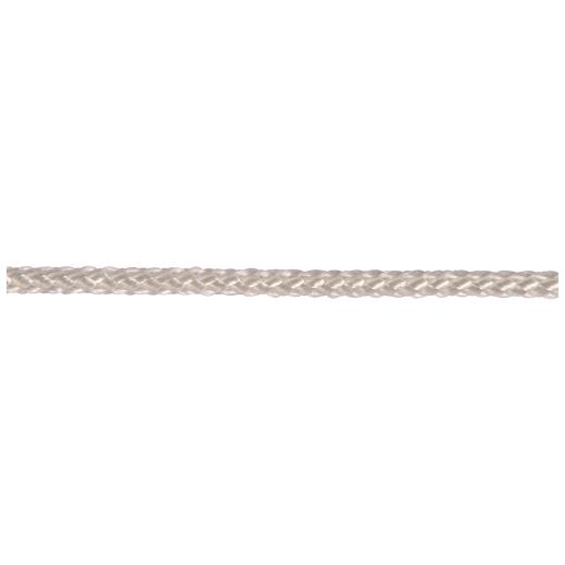Rope Nylon Diamond Braided White 1/8 x 48'