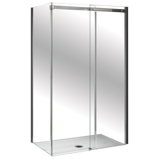 45"x48"x75" Apollo Pivoting Door And Fixed Panel