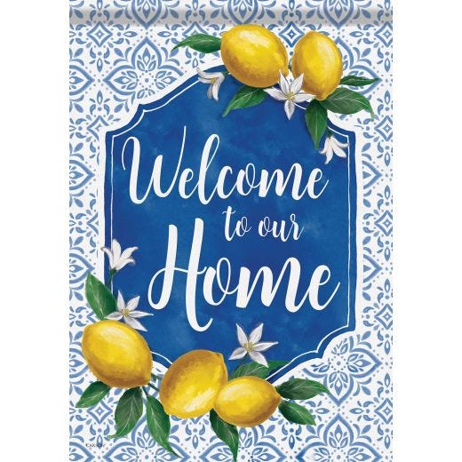 Lemon Grove Garden Durasoft Flag