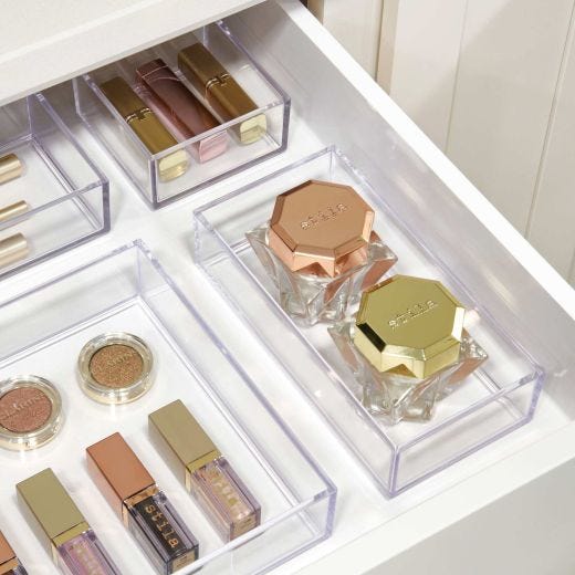 Clarity Cosmetic Organizer 4 x 8 x 2