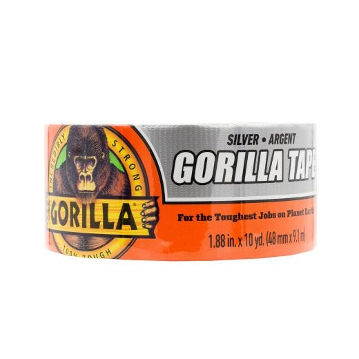 Ruban adhésif argenté Gorilla, 10 verges