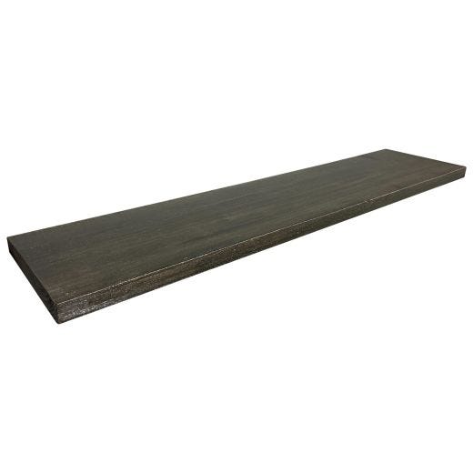 36"x8"x1" Floating Shelf with Brackets