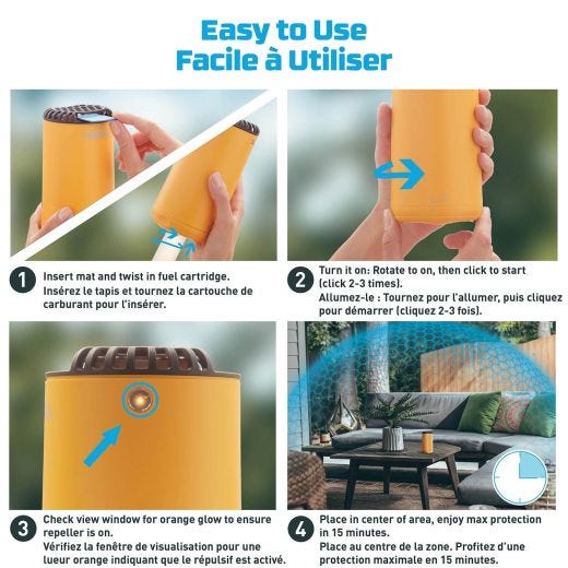Patio Shield Mosquito Repeller-Citrus