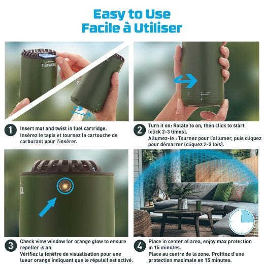 Patio Shield Mosquito Repeller-Forest