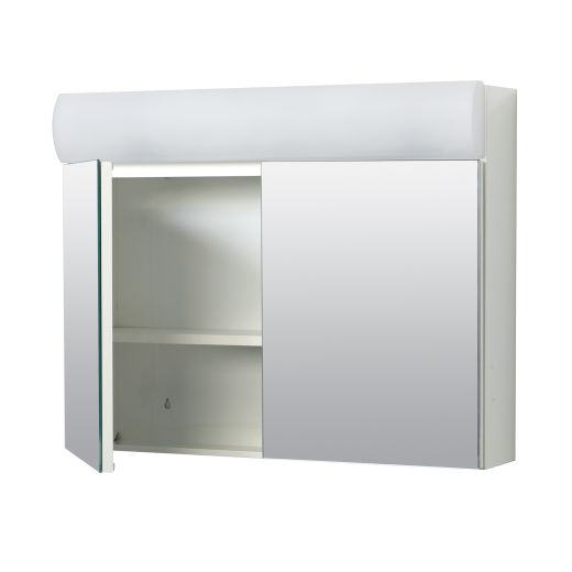 23.25" x 18.63" Lighted Frameless Medicine Cabinet
