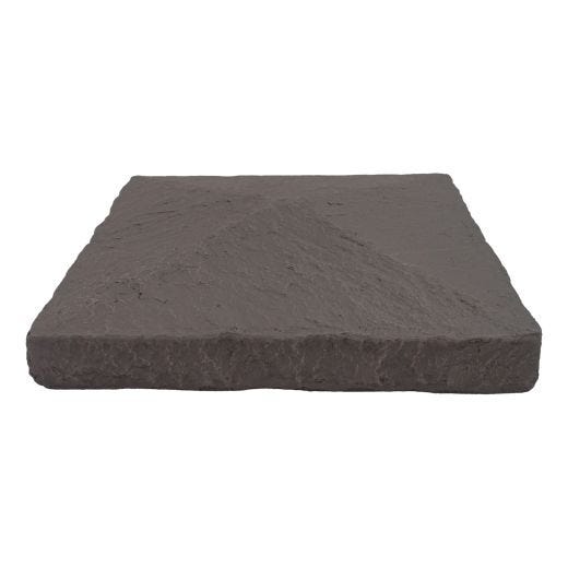 Genstone 13.5"x13.5" Stacked Stone Peaked Pillar Cap