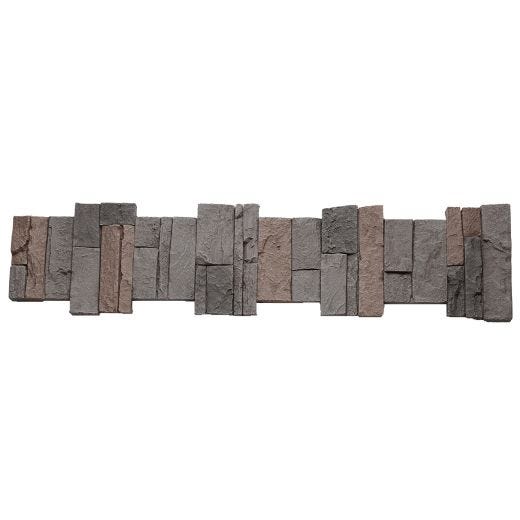 GenStone 48"X8" Stacked Stone Pillar Panel