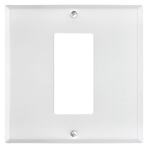Razor White GFCI 1 Gang Wallplate