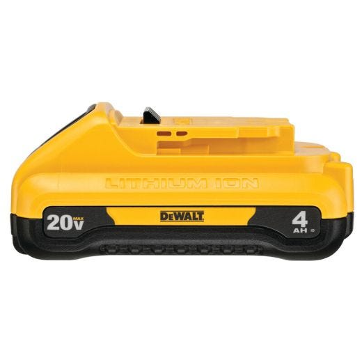 Bloc-batterie compact au lithium-ion Dewalt 20 V Max 4,0 Ah,