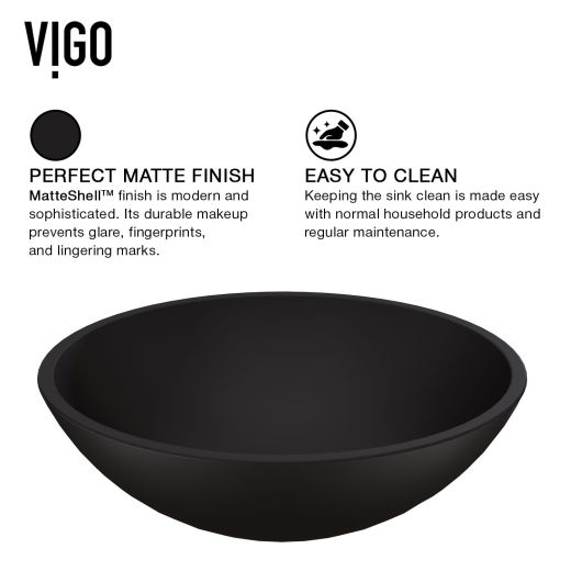 Cavalli 15" x 5-1/8" Glass Round Vessel Sink