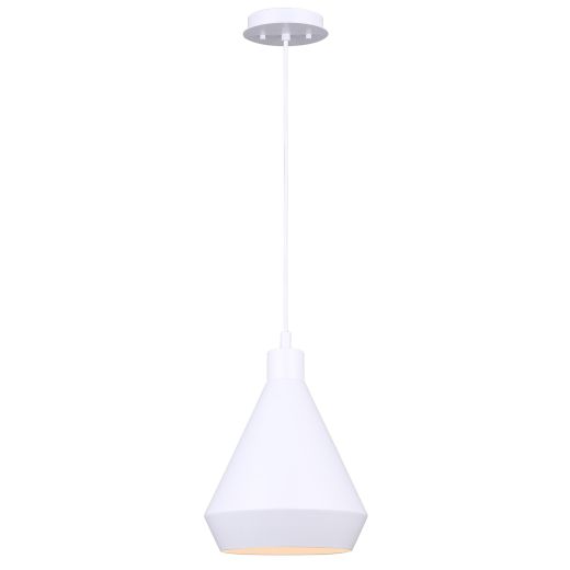Byck 9" White Pendant