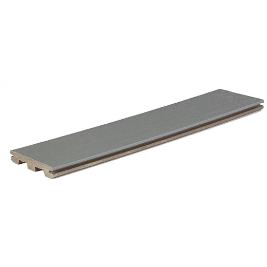 Timbertech Maritime Gray Composite 12' Grooved Deck Board