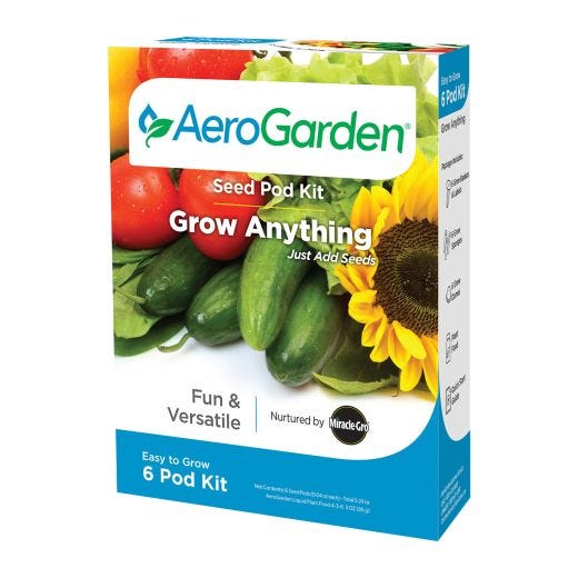 AeroGarden Grow Anything Seed Pod Kit (6-Pod)