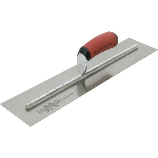 18" x 4" Finishing Trowel With Curved DuraSoft Handle