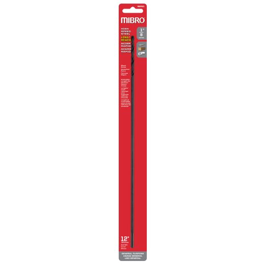 1/8" x 12" High Speed Steel Drill Bit
