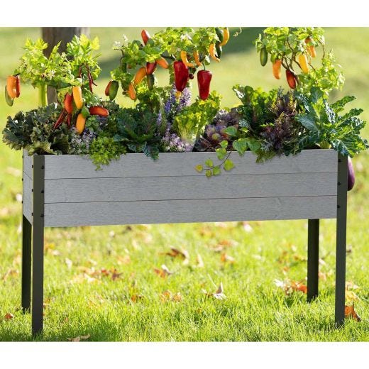 Elevated Spruce Planter 21" x 47" x 30" H