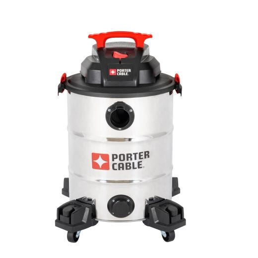 10 Gallon Stainless Steel Wet/Dry Vacuum