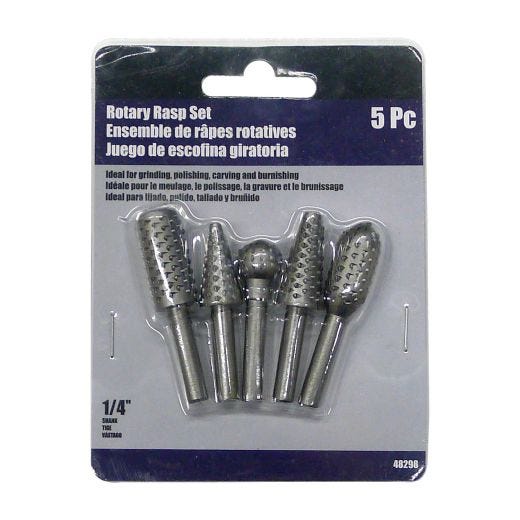 5 Piece Rotary Rasp