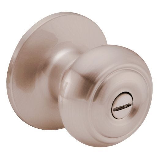 Manchester 6-1 Privacy Dome Knob-Satin Nickel