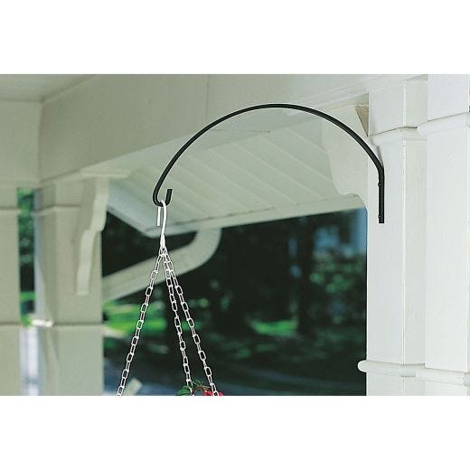 12" Black Contemporary Hook