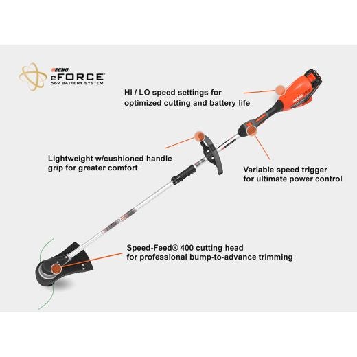 56V String Trimmer With Charger