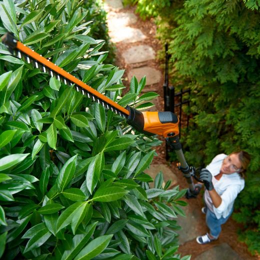 WORX 20V PowerShare 20" 2-in-1 Hedge Trimmer