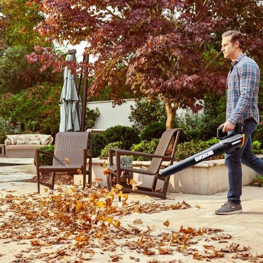 WORX 20V PowerShare Cordless Turbine Leaf Blower