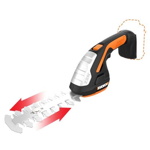 WORX 20V PowerShare Cordless 4” Shear/8” Shrub