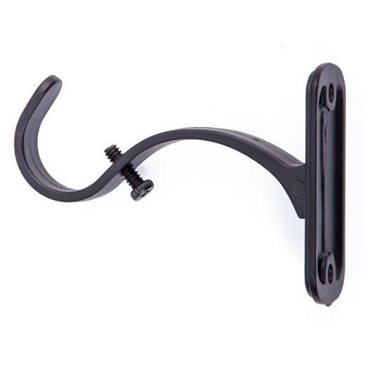 5/8-3/4" Wall/Ceiling Mount Bracket, Black