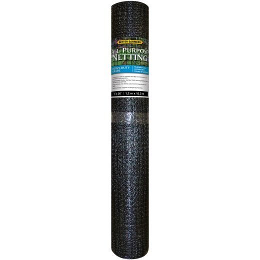 4' x 50' Black Mesh