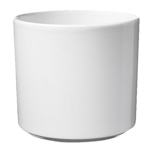 3" Las Vegas Mini Shiny Pot-White