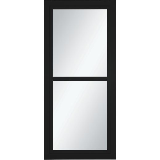 32" x 81" Easyvent Black Fullview Retractable Storm Door