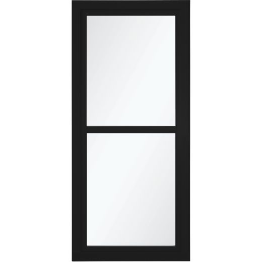 36" x 81" Easyvent Black Fullview Retractable Storm Door