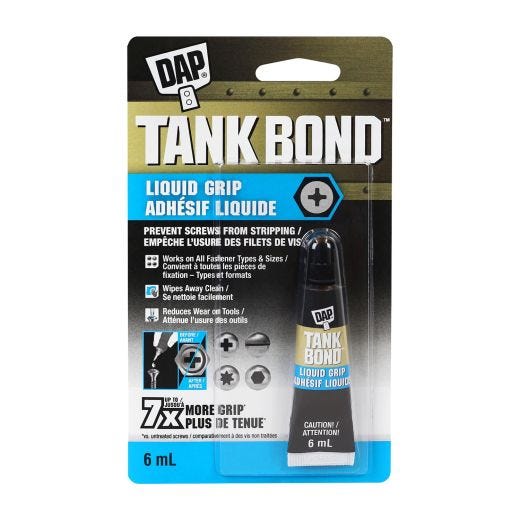 Dap Tank Bond Liquid Grip-No More Stripped Screws