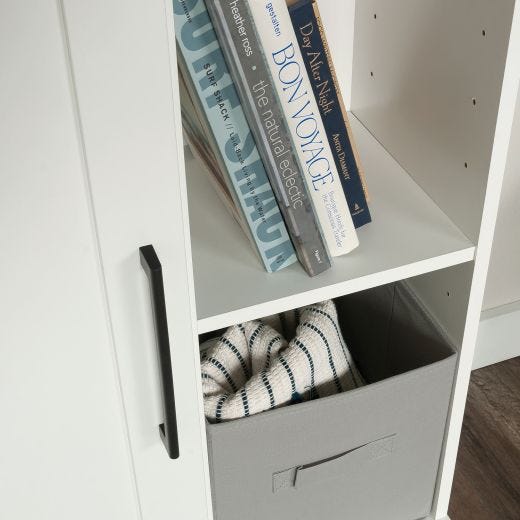 Armoire de rangement de la collection HomePlus, blanc
