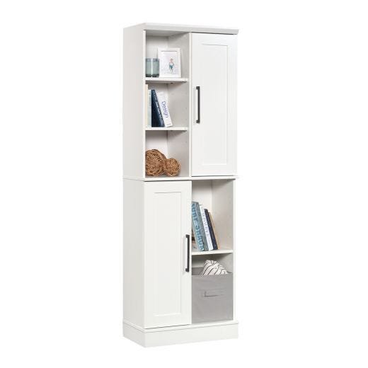 Armoire de rangement de la collection HomePlus, blanc