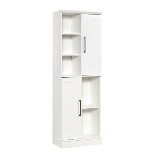 Armoire de rangement de la collection HomePlus, blanc