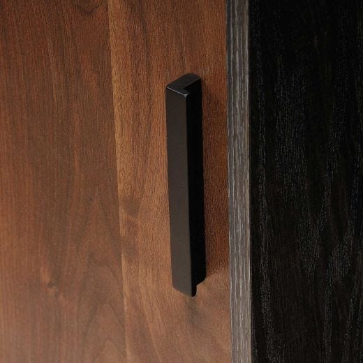 Canton Lane Bookcase With Door Grand Walnut