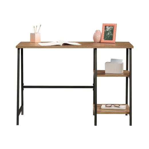 North Avenue Single Pedestal Desk Sindoori Mango