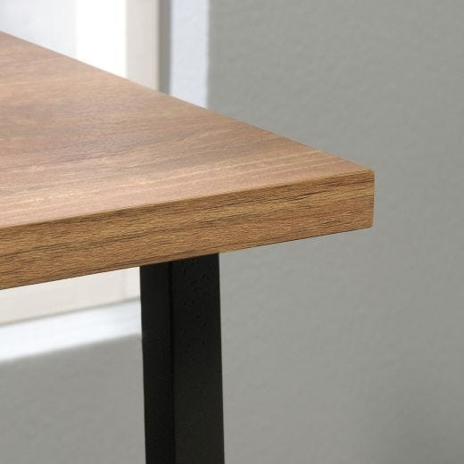 North Avenue Single Pedestal Desk Sindoori Mango