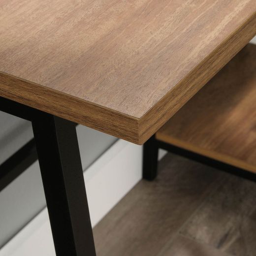 North Avenue Single Pedestal Desk Sindoori Mango