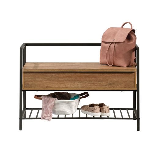 North Avenue Storage Bench Sindoori Mango