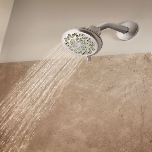 Pomme de douche 4 po 3 fonctions Nurture Eco Performance, ni