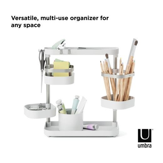Holster Multi-Level Organizer-White/Nickel