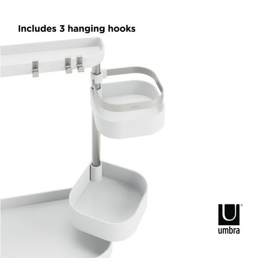 Holster Multi-Level Organizer-White/Nickel